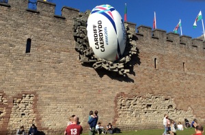 2015_World_Cup_-_Rugby_ball_at_Cardiff_Castle